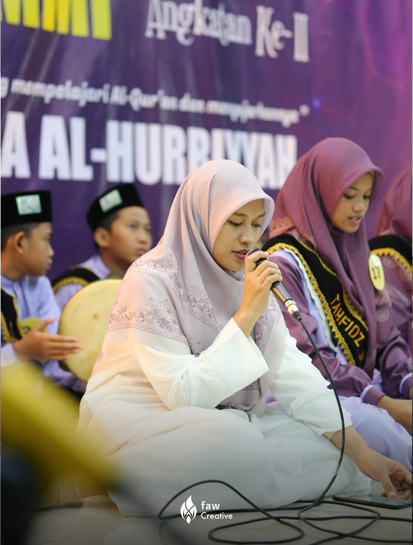 Acara khataman dan imtihan metode Ummi, angkatan kedua, TPQ Mushalla Al-Hurriyah Jakarta